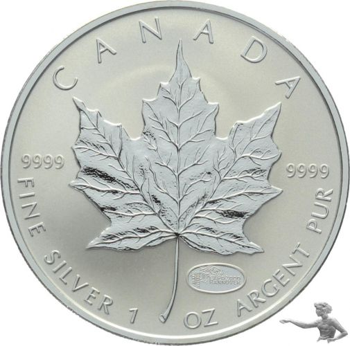 Kanada Maple Leaf 2000 - 1 Unze Feinsilber - Privy Mark EXPO HANNOVER